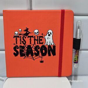 Halloween Mini Journal Sketchbook w/ Pen | 48 Sheets | Cute & Sassy Gift